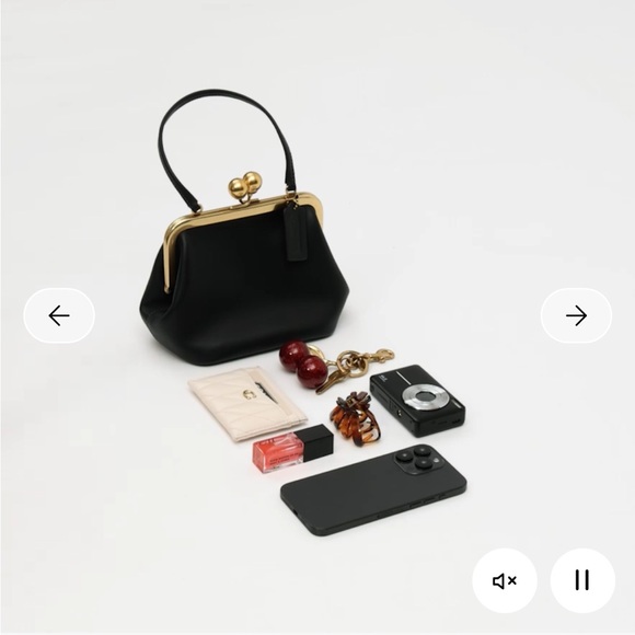 NWT Coach Kisslock Frame Bag 16 - Picture 8 of 12